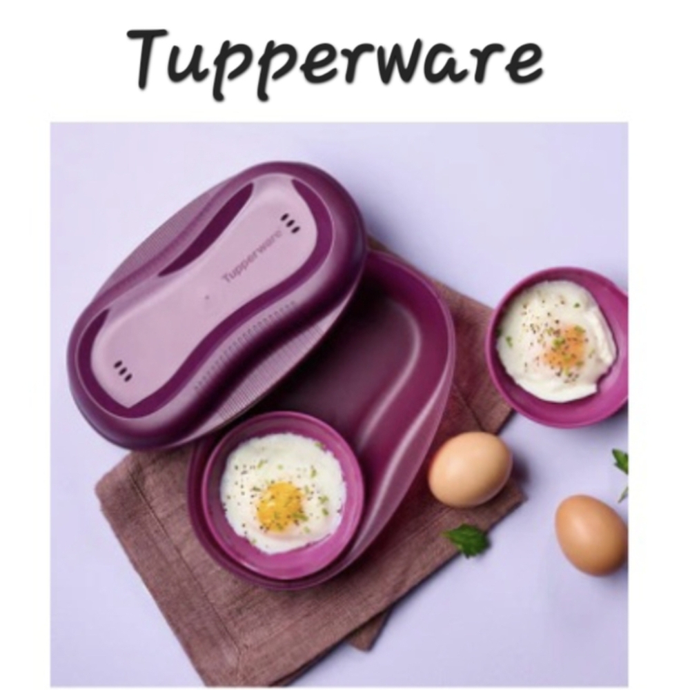 🥚🍳Display Only-NEW‼️ Tupperware brand Microwave Breakfast Maker Set